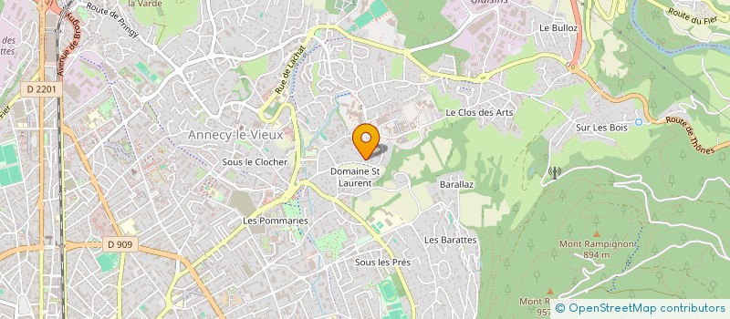 localisation de l'entreprise MONSIEUR DIDIER VAN BOX SOM à ANNECY