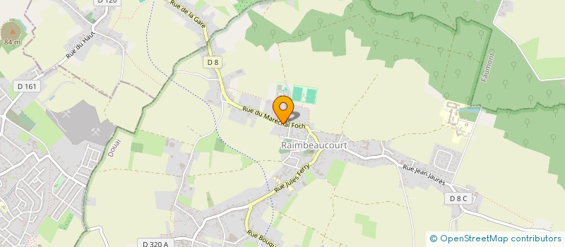 localisation de l'entreprise MONSIEUR DIDIER VANCOILLIE  RAIMBEAUCOURT