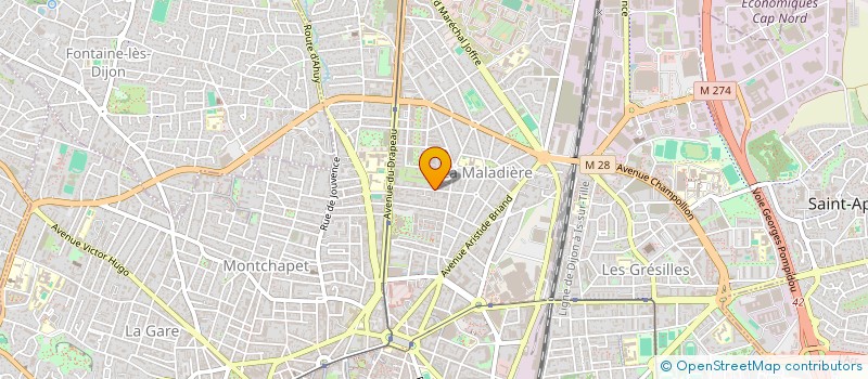 localisation de l'entreprise MONSIEUR DIDIER VANDECASTEELE  DIJON