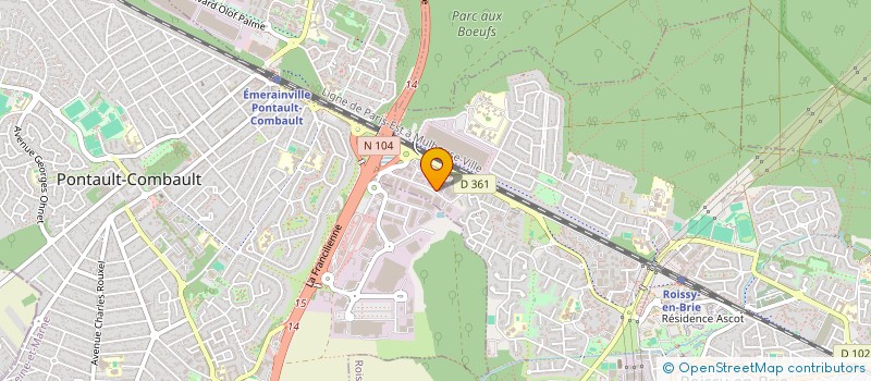 localisation de l'entreprise MONSIEUR DIDIER VANDEMEULEBROUCK  ROISSY-EN-BRIE