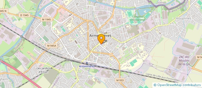 localisation de l'entreprise MONSIEUR DIDIER VANDERBEKEN  ARMENTIERES