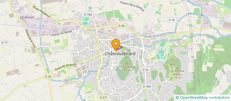 localisation de l'entreprise MONSIEUR DIDIER VANEL à CHATEAURENARD