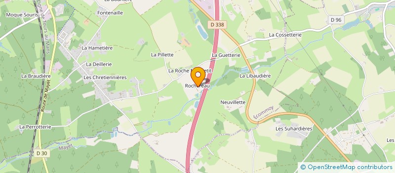 localisation de l'entreprise MONSIEUR DIDIER VASSEUR  ECOMMOY