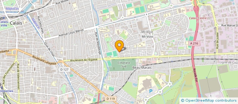 localisation de l'entreprise MONSIEUR DIDIER VASSEUR  CALAIS