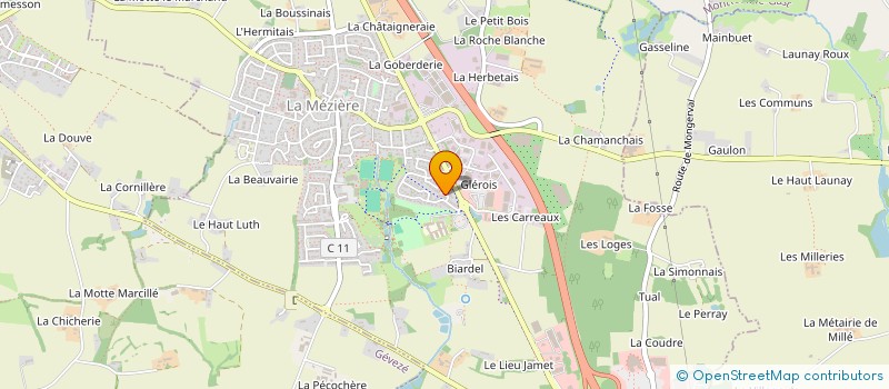 localisation de l'entreprise MONSIEUR DIDIER VAUCELLE  LA MEZIERE