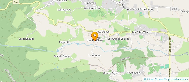 localisation de l'entreprise MONSIEUR DIDIER VERCHERAND à AMBIERLE