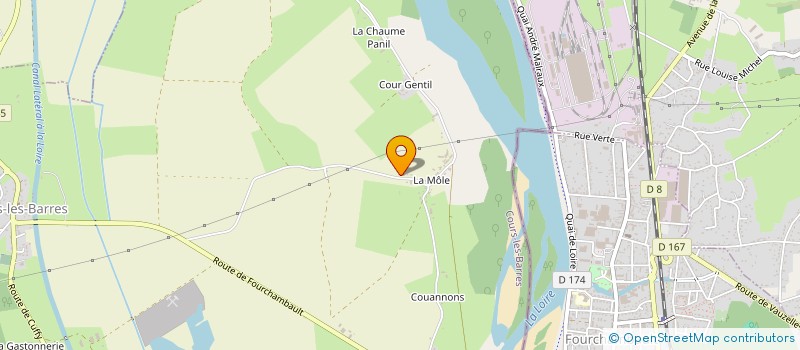 localisation de l'entreprise MONSIEUR DIDIER VERDONCK  COURS-LES-BARRES