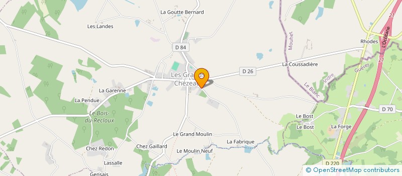 localisation de l'entreprise MONSIEUR DIDIER VERGONZANE à LES GRANDS-CHEZEAUX