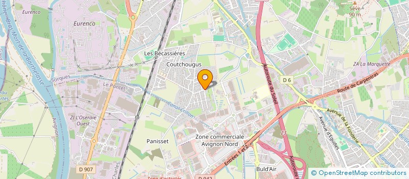 localisation de l'entreprise MONSIEUR DIDIER VERHEYDEN  SORGUES