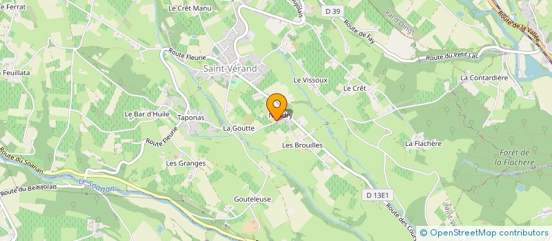 localisation de l'entreprise MONSIEUR DIDIER VERMOREL à SAINT-VERAND