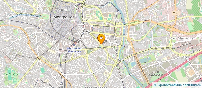 localisation de l'entreprise MONSIEUR DIDIER VEUX à MONTPELLIER