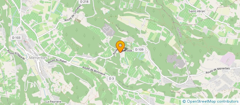 localisation de l'entreprise MONSIEUR DIDIER VEVE  MENERBES