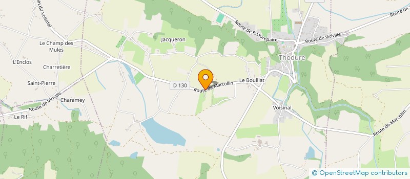 localisation de l'entreprise MONSIEUR DIDIER VEYRON  THODURE