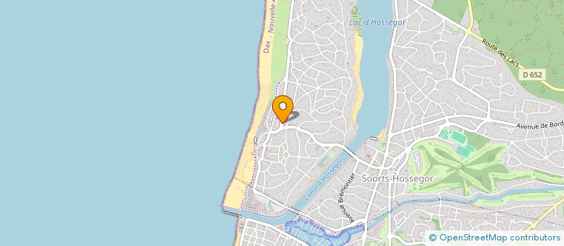 localisation de l'entreprise MONSIEUR DIDIER VIAL  SOORTS-HOSSEGOR