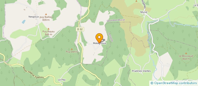 localisation de l'entreprise MONSIEUR DIDIER VIALLE  GOURDON-MURAT