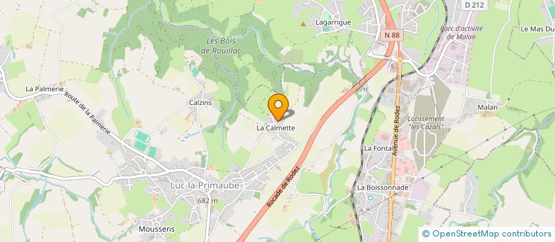 localisation de l'entreprise MONSIEUR DIDIER VIDAL à LUC-LA-PRIMAUBE