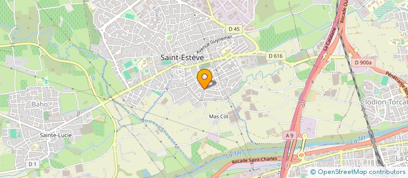 localisation de l'entreprise MONSIEUR DIDIER VIDAL  SAINT-ESTEVE