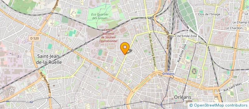 localisation de l'entreprise MONSIEUR DIDIER VIDAL  ORLEANS