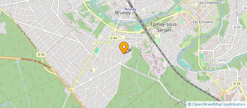 localisation de l'entreprise MONSIEUR DIDIER VIEU à BRUNOY