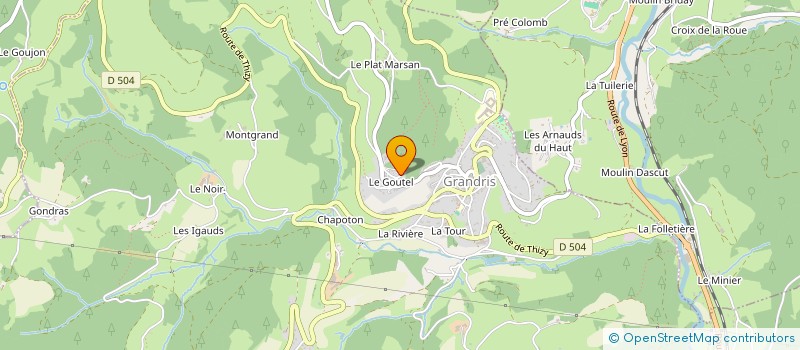 localisation de l'entreprise MONSIEUR DIDIER VILLARD  FOURNEAUX