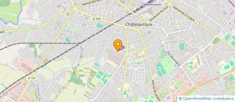 localisation de l'entreprise MONSIEUR DIDIER VILLEBONET à CHATEAUROUX