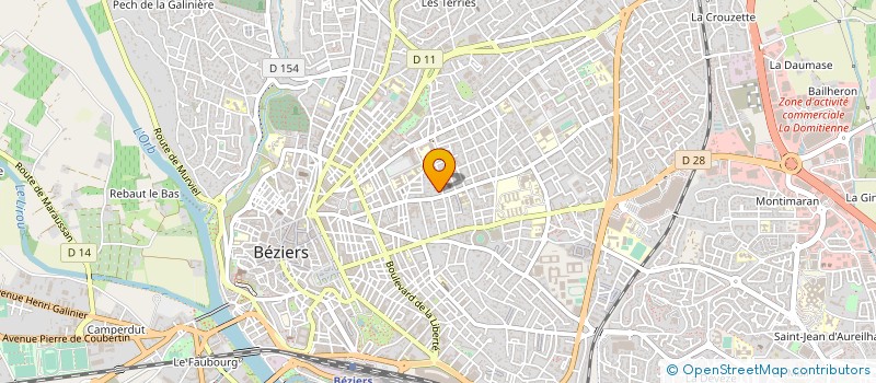 localisation de l'entreprise MONSIEUR DIDIER VILMOT  BEZIERS