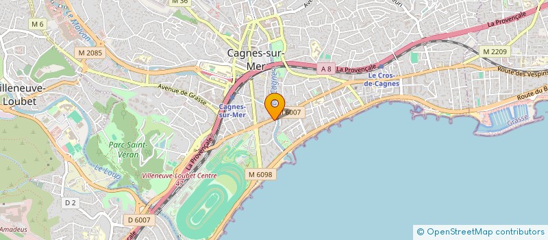 localisation de l'entreprise MONSIEUR DIDIER VIRELLO à CAGNES-SUR-MER