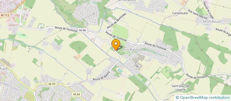 localisation de l'entreprise MONSIEUR DIDIER VIRICEL  PIN-BALMA