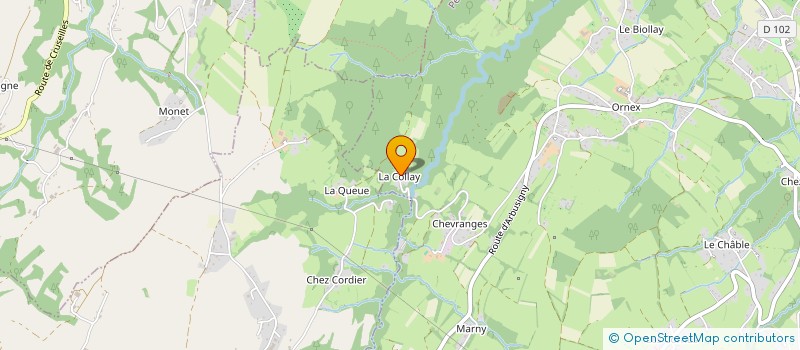 localisation de l'entreprise MONSIEUR DIDIER VORMS  PERS-JUSSY