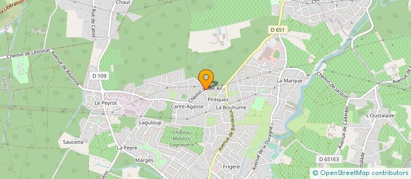 localisation de l'entreprise MONSIEUR DIDIER WAJDA  LEOGNAN