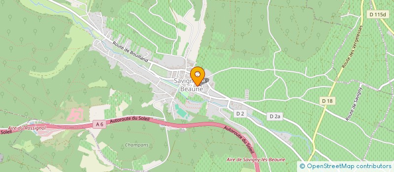 localisation de l'entreprise MONSIEUR DIDIER WASSMER  SAVIGNY-LES-BEAUNE