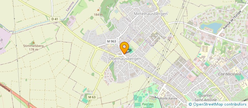 localisation de l'entreprise MONSIEUR DIDIER WEBANCK  OBERHAUSBERGEN