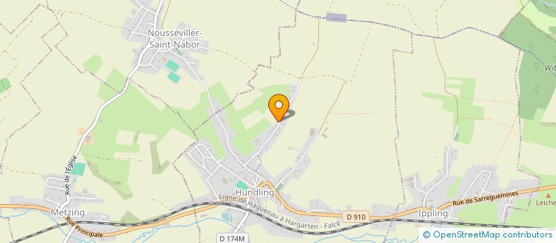 localisation de l'entreprise MONSIEUR DIDIER WEBER  HUNDLING