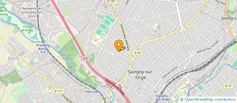 localisation de l'entreprise MONSIEUR DIDIER WESTRELIN  SAVIGNY-SUR-ORGE