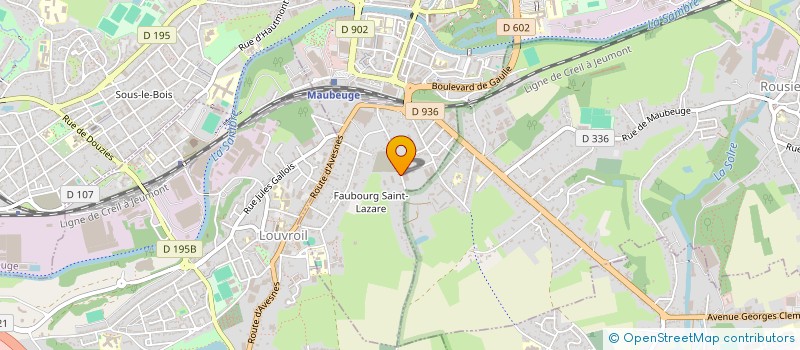 localisation de l'entreprise MONSIEUR DIDIER WILLOT  MAUBEUGE