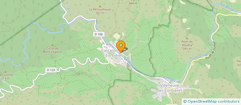 localisation de l'entreprise MONSIEUR DIDIER XATARD  CASCASTEL-DES-CORBIERES