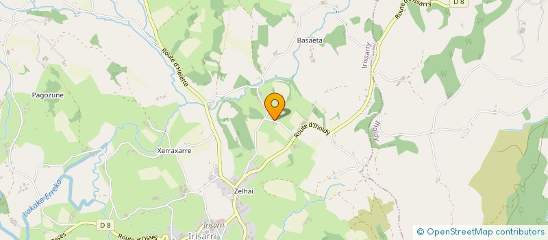 localisation de l'entreprise MONSIEUR DIDIER YBARGARAY  BIDARRAY