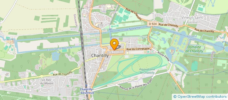 localisation de l'entreprise MONSIEUR DIDIER YUS  CHANTILLY