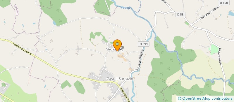 localisation de l'entreprise MONSIEUR DIDIER ZABALA  CASTEL-SARRAZIN