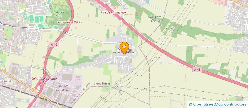 localisation de l'entreprise MONSIEUR DIDIER ZAMPIERI  SAINT-PRIEST