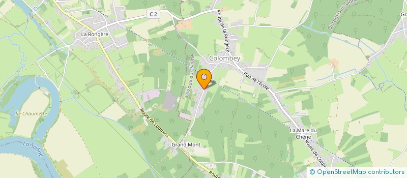 localisation de l'entreprise MONSIEUR DIDIER ZANETTE  OUROUX-SUR-SAONE