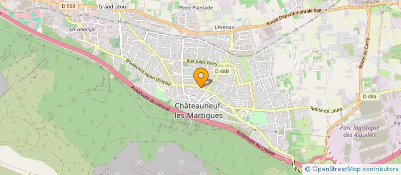 localisation de l'entreprise MONSIEUR DIDIER ZAPHIRIADIS  CHATEAUNEUF-LES-MARTIGUES