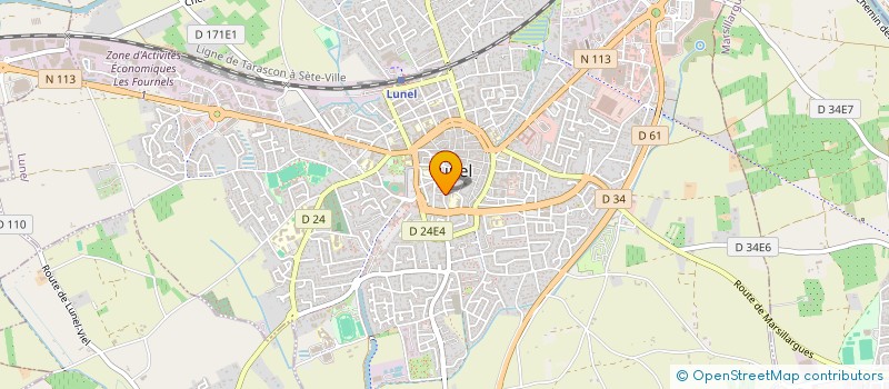 localisation de l'entreprise MONSIEUR DIDIER ZARAGOZI  LUNEL