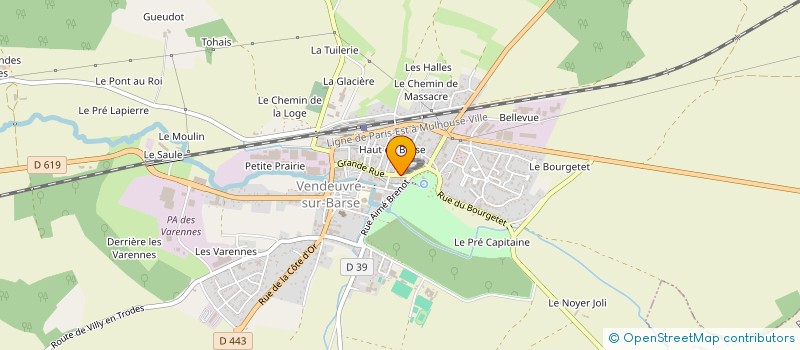 localisation de l'entreprise MONSIEUR DIDIER ZAWADSKI à VENDEUVRE-SUR-BARSE