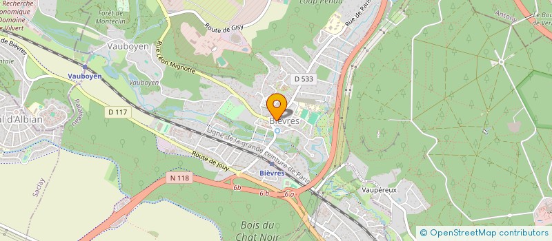 localisation de l'entreprise MONSIEUR DIDIER ZOSI à BIEVRES