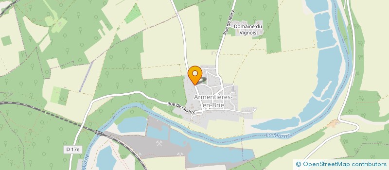 localisation de l'entreprise MONSIEUR DIDIER ZOZZOLI  ARMENTIERES-EN-BRIE