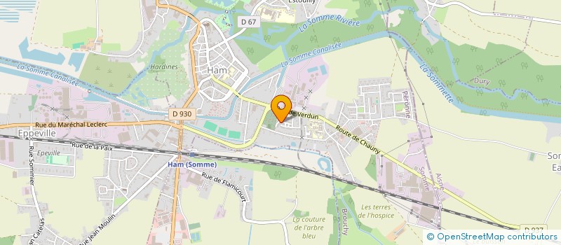 localisation de l'entreprise MONSIEUR DIE KOUAME  HAM