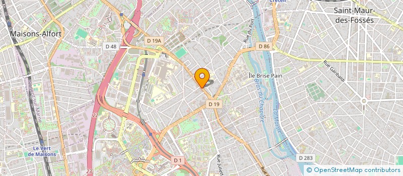 localisation de l'entreprise MONSIEUR DIEB HAMALAOUI  CRETEIL