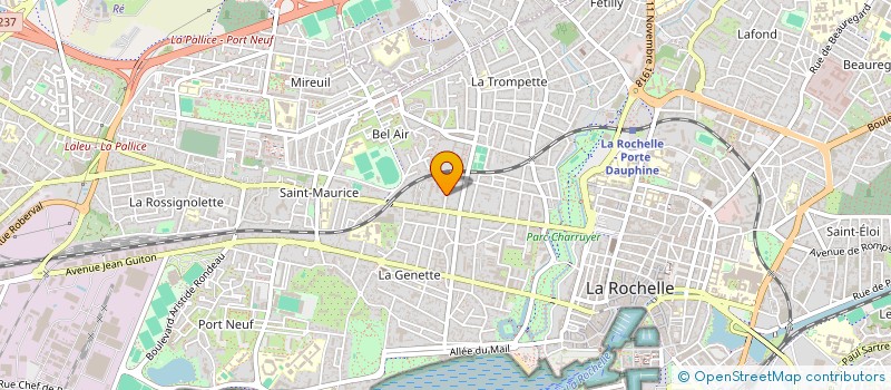 localisation de l'entreprise MONSIEUR DIEBY BROU  LA ROCHELLE