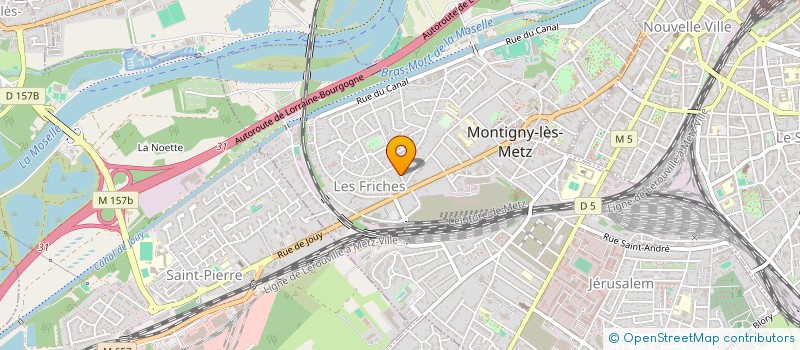 localisation de l'entreprise MONSIEUR DIECIMINO CARUSO  MONTIGNY-LES-METZ